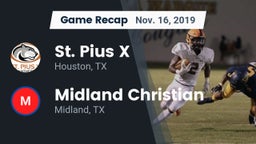 Recap: St. Pius X  vs. Midland Christian  2019