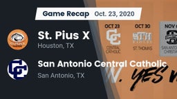 Recap: St. Pius X  vs. San Antonio Central Catholic  2020