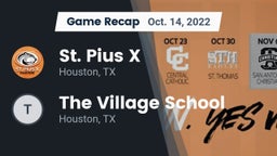 Recap: St. Pius X  vs. The Village School 2022