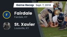 Recap: Fairdale  vs. St. Xavier  2018