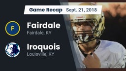 Recap: Fairdale  vs. Iroquois  2018