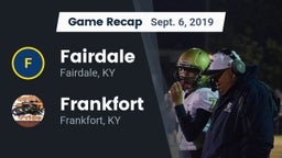 Recap: Fairdale  vs. Frankfort  2019