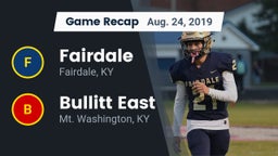 Recap: Fairdale  vs. Bullitt East  2019