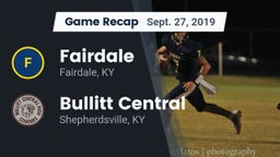 Recap: Fairdale  vs. Bullitt Central  2019
