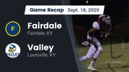 Recap: Fairdale  vs. Valley  2020