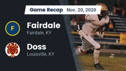Recap: Fairdale  vs. Doss  2020