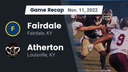 Recap: Fairdale  vs. Atherton  2022