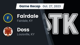 Recap: Fairdale  vs. Doss  2023