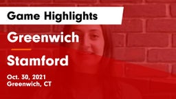 Greenwich  vs Stamford  Game Highlights - Oct. 30, 2021