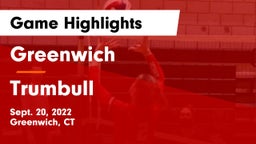 Greenwich  vs Trumbull  Game Highlights - Sept. 20, 2022
