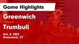Greenwich  vs Trumbull  Game Highlights - Oct. 8, 2022