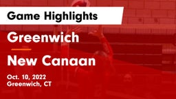 Greenwich  vs New Canaan  Game Highlights - Oct. 10, 2022