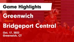 Greenwich  vs Bridgeport Central  Game Highlights - Oct. 17, 2022