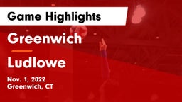 Greenwich  vs Ludlowe  Game Highlights - Nov. 1, 2022
