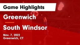 Greenwich  vs South Windsor  Game Highlights - Nov. 7, 2022