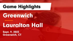 Greenwich  vs Lauralton Hall Game Highlights - Sept. 9, 2023