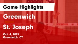 Greenwich  vs St. Joseph  Game Highlights - Oct. 4, 2023