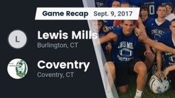 Recap: Lewis Mills  vs. Coventry  2017