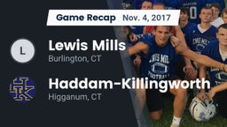 Recap: Lewis Mills  vs. Haddam-Killingworth  2017
