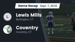 Recap: Lewis Mills  vs. Coventry  2018