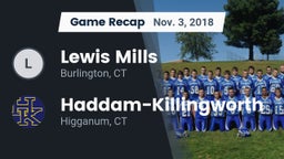 Recap: Lewis Mills  vs. Haddam-Killingworth  2018