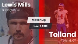 Matchup: Lewis Mills HS vs. Tolland  2019