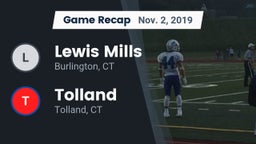 Recap: Lewis Mills  vs. Tolland  2019