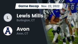 Recap: Lewis Mills  vs. Avon  2022