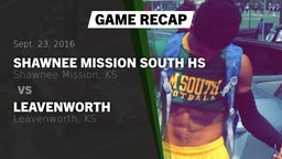 Recap: Shawnee Mission South HS vs. Leavenworth  2016