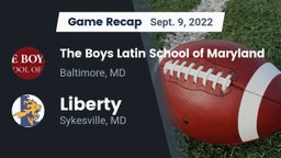 Recap: The Boys Latin School of Maryland vs. Liberty  2022