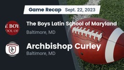 Recap: The Boys Latin School of Maryland vs. Archbishop Curley  2023