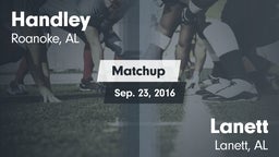 Matchup: Handley  vs. Lanett  2016