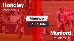 Matchup: Handley  vs. Munford  2016