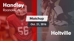 Matchup: Handley  vs. Holtville  2016