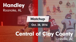 Matchup: Handley  vs. Central  of Clay County 2016