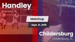 Matchup: Handley  vs. Childersburg  2018
