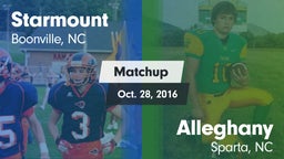 Matchup: Starmount High vs. Alleghany  2016