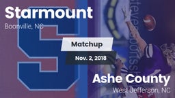 Matchup: Starmount High vs. Ashe County  2018