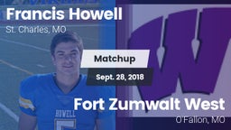 Matchup: Howell  vs. Fort Zumwalt West  2018