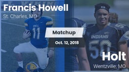 Matchup: Howell  vs. Holt  2018