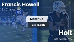 Matchup: Howell  vs. Holt  2019