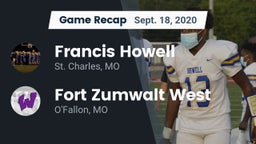 Recap: Francis Howell  vs. Fort Zumwalt West  2020