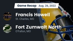 Recap: Francis Howell  vs. Fort Zumwalt North  2022