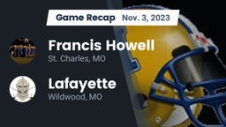 Recap: Francis Howell  vs. Lafayette  2023