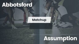 Matchup: Abbotsford vs. Assumption  2016
