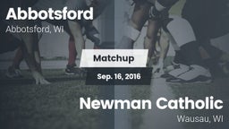 Matchup: Abbotsford vs. Newman Catholic  2016