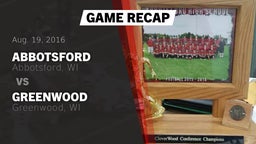 Recap: Abbotsford  vs. Greenwood  2016