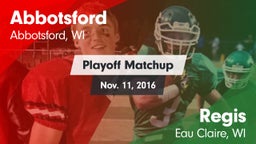 Matchup: Abbotsford vs. Regis  2016