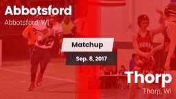 Matchup: Abbotsford vs. Thorp  2017