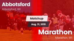 Matchup: Abbotsford vs. Marathon  2018